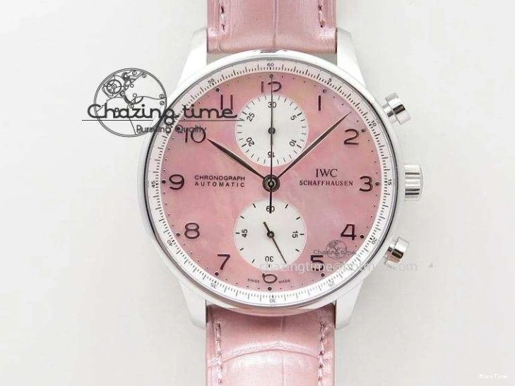 MIROTIME 0205 Practical Portuguese Real PR IW500109 ZF 1:1 Best Edition Black Dial On Black Leather Strap A52010 V 7308